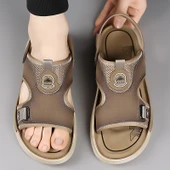 Erkek Plaj Sandalet (Haki) thumbnail 7