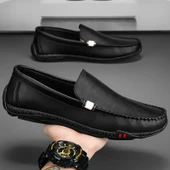 Erkek Yazlık Loafer Ayakkabı (Beyaz) - 6