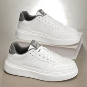 Erkek Günlük Moda Spor Ayakkabı (Bej - Yeşil-2) thumbnail 8