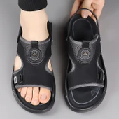 Erkek Plaj Sandalet (Siyah) thumbnail 8