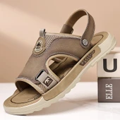 Erkek Plaj Sandalet (Haki) thumbnail 2