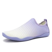 Unisex Yüzme ve Yoga Ayakkabısı - Açık Hava, Plaj, Su Sporları (Beyaz - Mavi) - 2