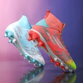Unisex Yüksek Bilekli Krampon Futbol Ayakkabısı (Ay Işığı-1) - 6