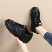 Kadın Günlük File Ayakkabı (Tamamen Siyah-2) thumbnail 6