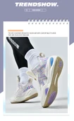 Unisex Çocuk Basketbol Ayakkabısı (Beyaz-5) - 10