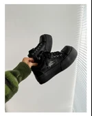 Unisex Kalın Taban Spor Ayakkabı (Siyah-1) - 11