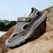 Erkek Yazlık File Ayakkabı (Kahverengi) thumbnail 1