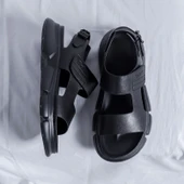 Erkek Yazlık Plaj Sandalet (Siyah) thumbnail 4