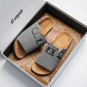 Erkek Terlik Sandalet (Sarı) thumbnail 7