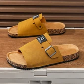 Erkek Terlik Sandalet (Sarı) thumbnail 9