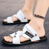 Erkek Deri Sandalet (Siyah) thumbnail 6