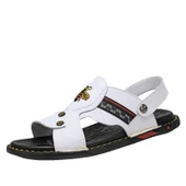 Erkek Deri Sandalet (Siyah) thumbnail 2