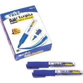 TRİX BEYAZ TAHTA KALEMİ KARTUŞLU MAVİ 12 ADET - 1