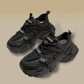 Kadın Platform Spor Ayakkabı (Siyah) thumbnail 6