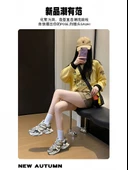 Kadın Platform Spor Ayakkabı (Siyah) thumbnail 10