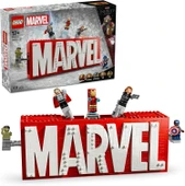 Lego Marvel: Marvel Logosu Ve Minifigürleri 76313 - Süper Kahraman Sevenler Için Avengers Karakterle thumbnail 1