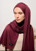 Tesettür Şal - Mürdüm thumbnail 1