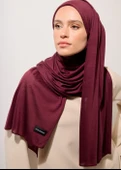 Tesettür Şal - Mürdüm thumbnail 2