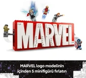 Lego Marvel: Marvel Logosu Ve Minifigürleri 76313 - Süper Kahraman Sevenler Için Avengers Karakterle thumbnail 7