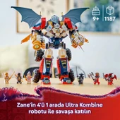 Lego Ninjago Zane’In Ultra Kombo Mech’I 71834-9 Yaş Ve Üzeri Çocuklar Için Araba, Jet Ve Ejderha İçe thumbnail 5