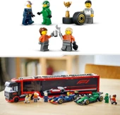 Lego City Rb20 Ve Amr24 F1 Arabalı F1 Kamyonu 60445-8 Yaş Ve Üzeri Çocuklar Için Yarış Arabalı Yarat thumbnail 6