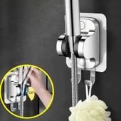 Duş Başlık Tutucu Yapışkanlı Duş Başlığı Tutucu Ayarlanabilir Duş Başlığı Tutucu Delme Gerektirmez - 5