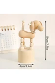 Ahşap Mühür 40mm Çap Eklemli Köpek Figürlü Istampa Hediyeli thumbnail 5