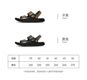 Erkek Deri Plaj Sandalet (Siyah - Sarı) thumbnail 10