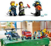 Lego City Helikopter, İtfaiye Kamyonu Ve Denizaltı Karışımı 60462-7 Yaş Ve Üzeri Çocuklar Için Yarat thumbnail 5