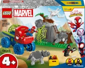 Lego Marvel Spidey Ve İnanılmaz Arkadaşları Spidey Ekibi Dinozor Kamyonlu Kurtarma 11199-4 Yaş Ve Üz thumbnail 4