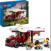 Lego City Tatil Macera Karavanı 60454-6 Yaş Ve Üzeri Çocuklar Için Yaratıcı Oyuncak Yapım Seti, Doğu thumbnail 1