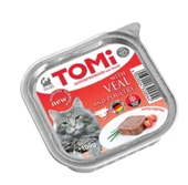 Tomi Pate Dana Etli ve Kümes Hayvanlı Yetişkin Kedi Konservesi 100gr - 1