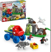 Lego Marvel Spidey Ve İnanılmaz Arkadaşları Spidey Ekibi Dinozor Kamyonlu Kurtarma 11199-4 Yaş Ve Üz thumbnail 1