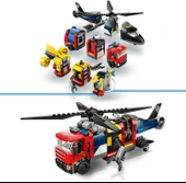 Lego City Helikopter, İtfaiye Kamyonu Ve Denizaltı Karışımı 60462-7 Yaş Ve Üzeri Çocuklar Için Yarat thumbnail 3