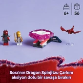 Lego Ninjago Sora’Nın Ejderha Spinjitzu Topacı 71824-6 Yaş Ve Üzeri Çocuklar Için 2 Ninja Minifigürü thumbnail 5