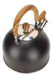 Tilbe Home Düdüklü Çaydanlık Ahşap İskandinav Su Isıtıcı Islık Çalan Çaydanlık Kettle Demlik Çay Potu 2 Litre - 4