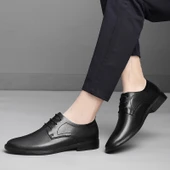 Erkek Deri Klasik Ayakkabı (Siyah) thumbnail 6