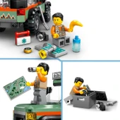 Lego City 4X4 Arazi Dağ Arabası 60447-6 Yaş Ve Üzeri Çocuklar Için Yaratıcı Oyuncak Yapım Seti, Doğu thumbnail 5