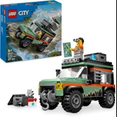 Lego City 4X4 Arazi Dağ Arabası 60447-6 Yaş Ve Üzeri Çocuklar Için Yaratıcı Oyuncak Yapım Seti, Doğu thumbnail 1