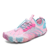 Unisex File Üst Yüzey Plaj Su Ayakkabısı Çok Fonksiyonlu Spor Ayakkabı (Siyah - Turuncu) thumbnail 8