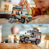 Lego City 4X4 Arazi Dağ Arabası 60447-6 Yaş Ve Üzeri Çocuklar Için Yaratıcı Oyuncak Yapım Seti, Doğu thumbnail 6