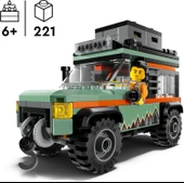 Lego City 4X4 Arazi Dağ Arabası 60447-6 Yaş Ve Üzeri Çocuklar Için Yaratıcı Oyuncak Yapım Seti, Doğu thumbnail 2