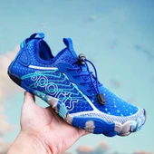 Unisex File Üst Yüzey Plaj Su Ayakkabısı Çok Fonksiyonlu Spor Ayakkabı (Siyah - Turuncu) thumbnail 6