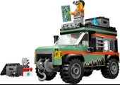 Lego City 4X4 Arazi Dağ Arabası 60447-6 Yaş Ve Üzeri Çocuklar Için Yaratıcı Oyuncak Yapım Seti, Doğu thumbnail 4