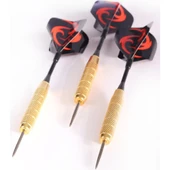 Delta 24 Gr. Dart Oku (3’lü Set) - Çelik Uç + Pirinç Gövde + Renkli Kanat - Dart Oku Seti - 2