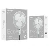 Everest FAN10 EcoWind Beyaz 16 Maks 45W 3 Kademe 1100RPM Metal Yıldız Ayak 3 Bıçaklı Vantilatör/ Pervanesi, Ev Tipi Vantilatör - 6
