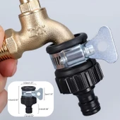 1 Adet Kelepçeli Musluk Adaptörü Musluk Başlığı Musluk Konektörü Musluk Ucu - 5