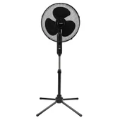 Everest FAN10 EcoWind Siyah 16 Maks 45W 3 Kademe 1100RPM Metal Yıldız Ayak 3 Bıçaklı Vantilatör/ Pervanesi, Ev Tipi Vantilatör - 1