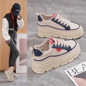 Kadın Günlük Kalın Taban Ayakkabı (Siyah-2) thumbnail 6