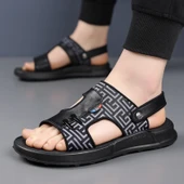 Erkek Sandalet (Sarı - Siyah) thumbnail 5